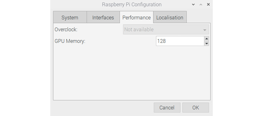 Figure 42: Memory and Overclock options
