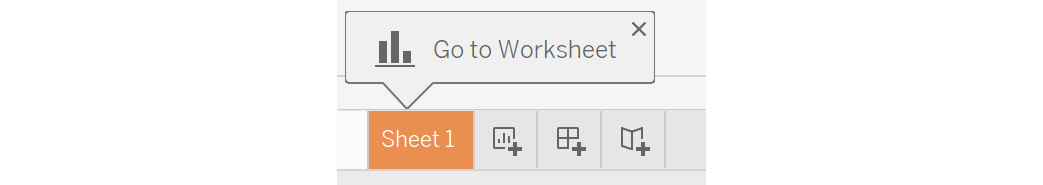 Figure 2.7: Go to Worksheet popup
