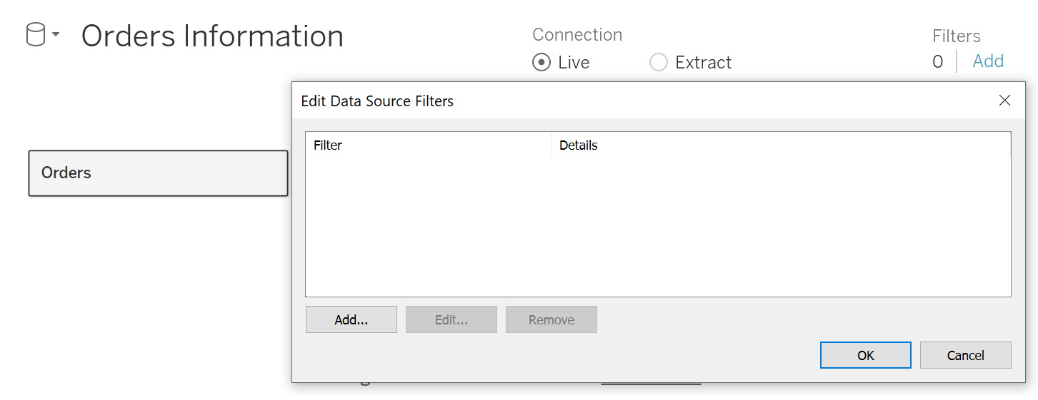 Figure 2.50: Data source filter properties
