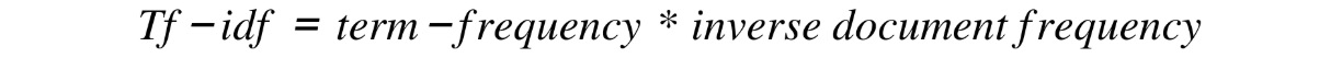 Figure 2.24: TFIDF formula
