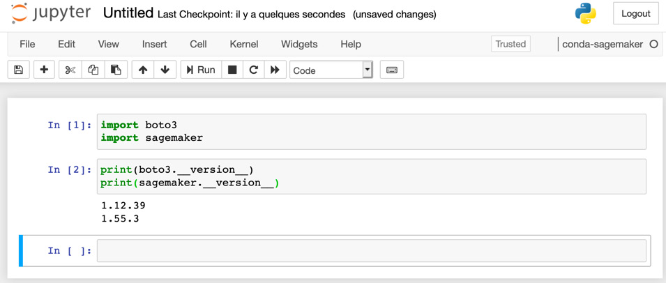 Figure 1.5 Checking the SDK version
