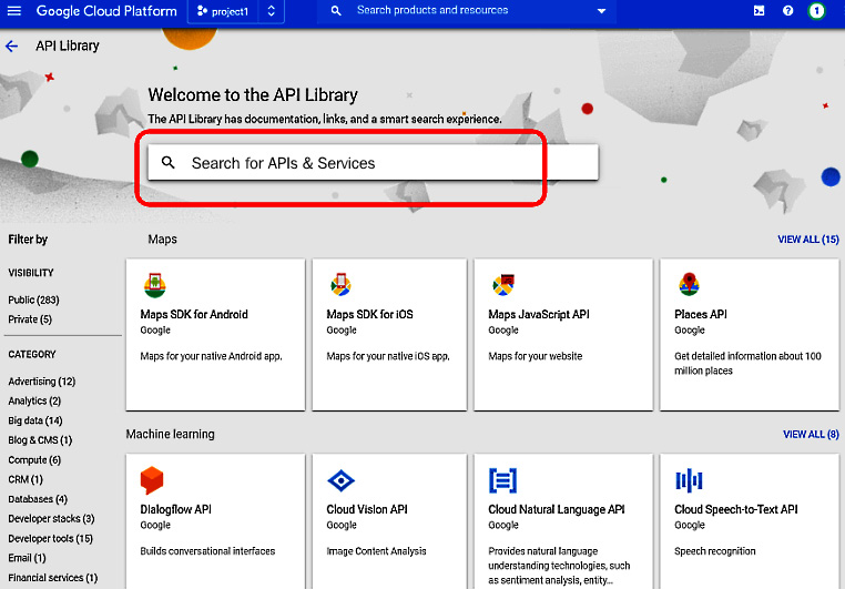 Figure 1.11 – Enabling the Compute Engine API
