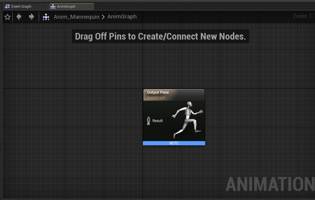 Figure 2.23: Animation AnimGraph
