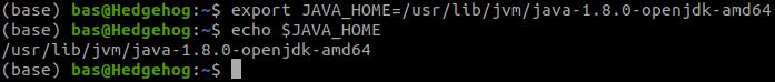 Figure 0.1: Setting the JAVA_HOME variable