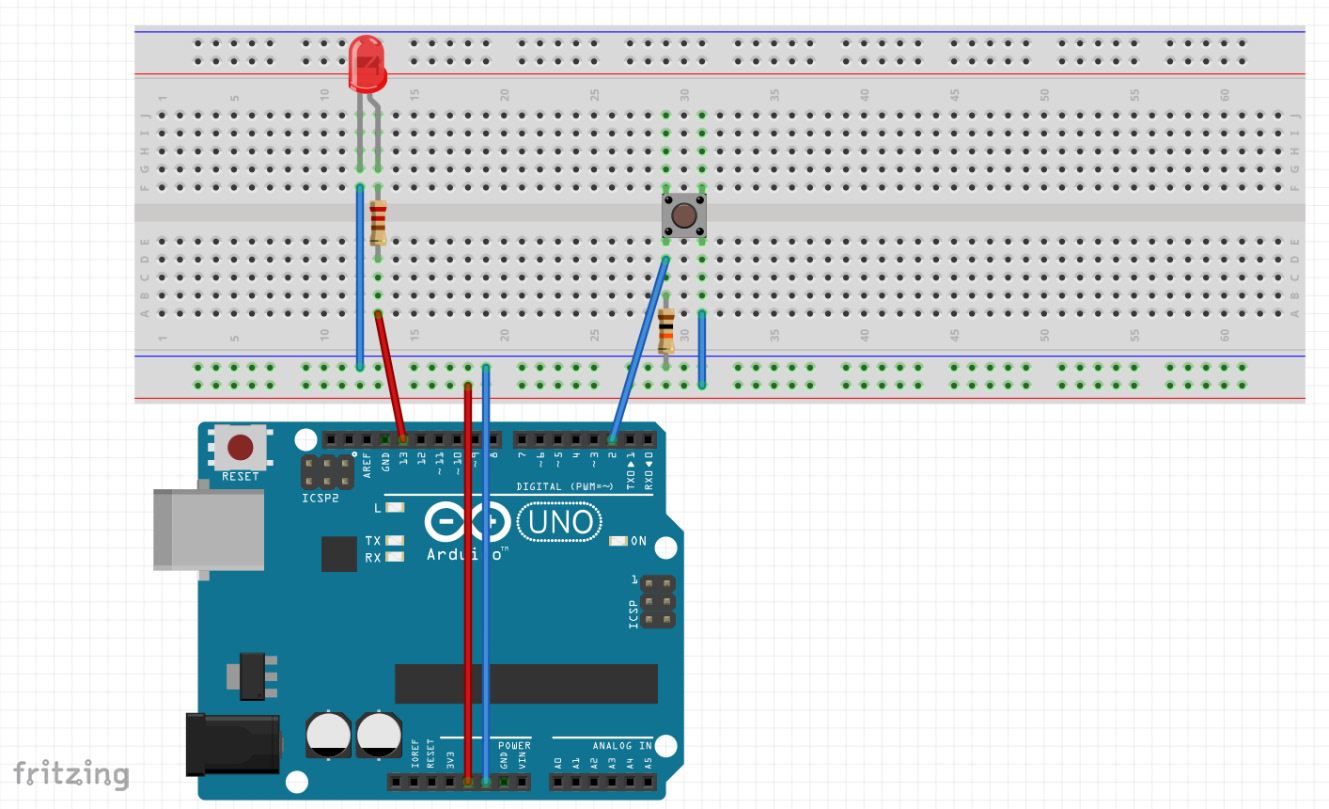 Figure 2.4 – The circuit – image taken from Fritzing
