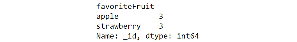 Figure 1.55: Output of the count function
