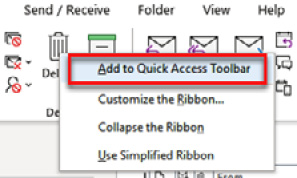 Figure 1.18 – The right-click menu of the Delete button
