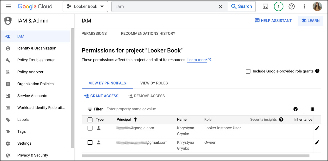 Figure 1.10 – Cloud IAM