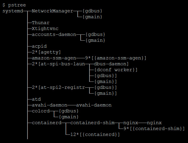 Figure 1.5 – OS processes
