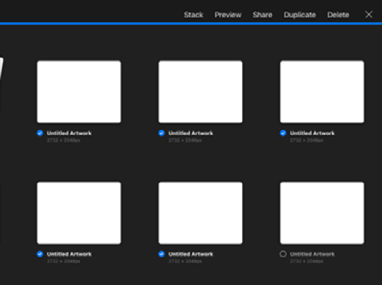 Figure 1.12: The select menu
