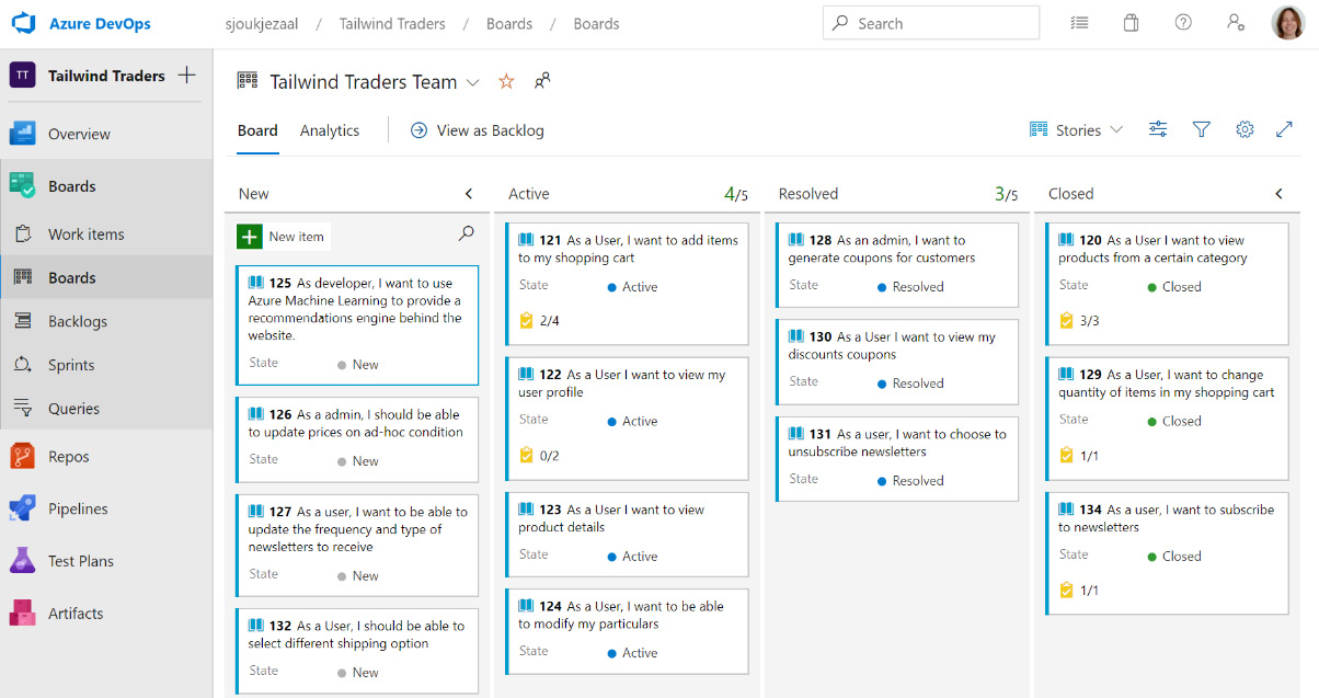 Figure 1.4 – Azure Boards
