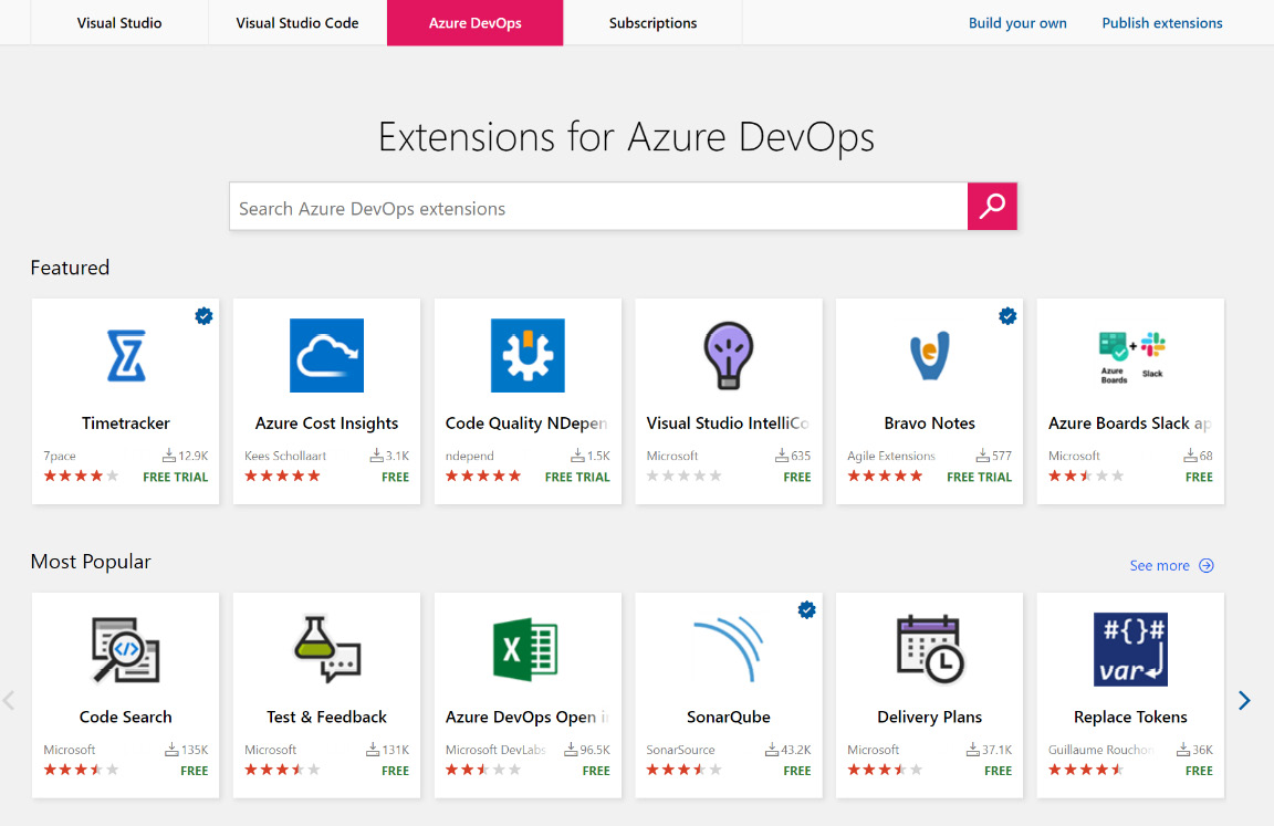 Figure 1.9 – Extension Marketplace
