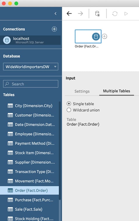 Figure 2.21 – Drag a table onto the canvas
