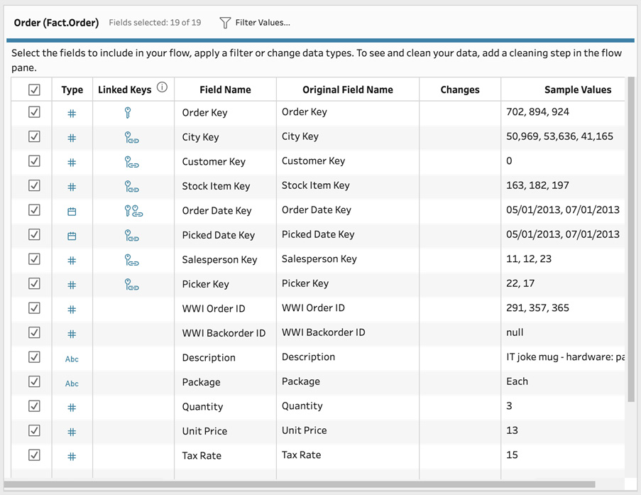 Figure 2.22 – Linked Keys for database connections
