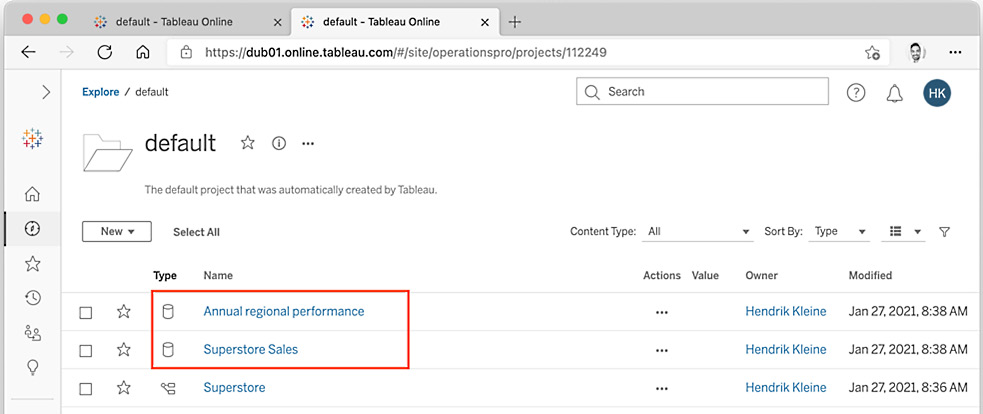 tableau prep output