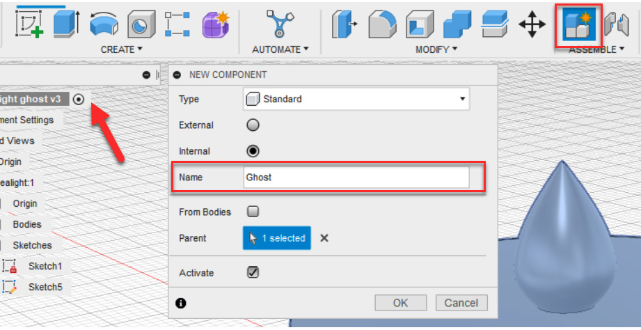 Figure 12.8 – Creating a new component