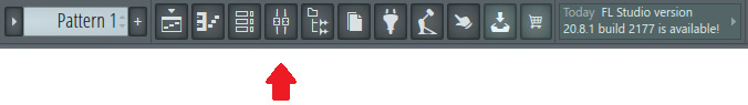 Figure 1.20 – Mixer icon in the Toolbar
