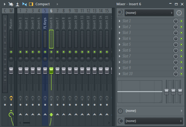 fl studio mixer