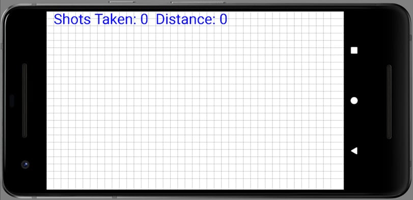 Figure 2.1 – The Sub' Hunter game screen
