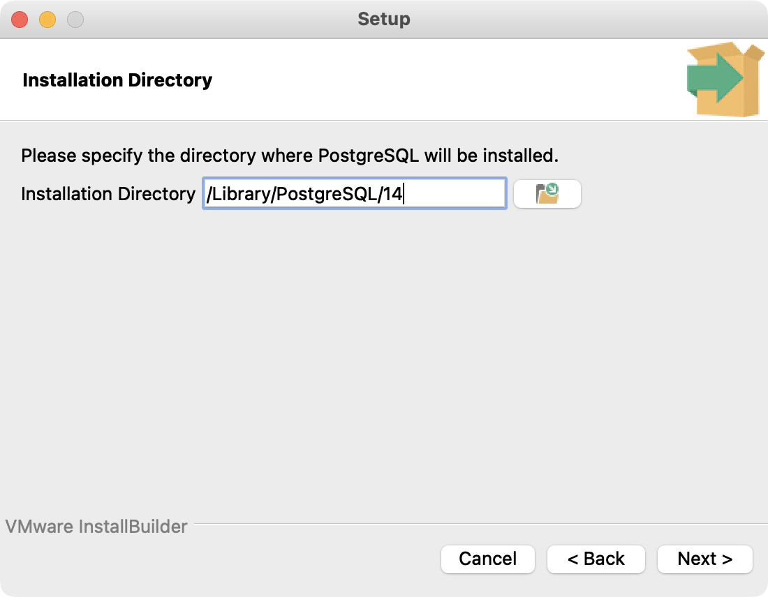 Figure 0.23: Selecting the installation directory