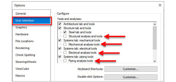 Figure 1.16 – The Tools and analyses options
