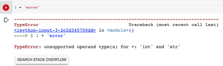Figure 0.7: Error message on Google Colab