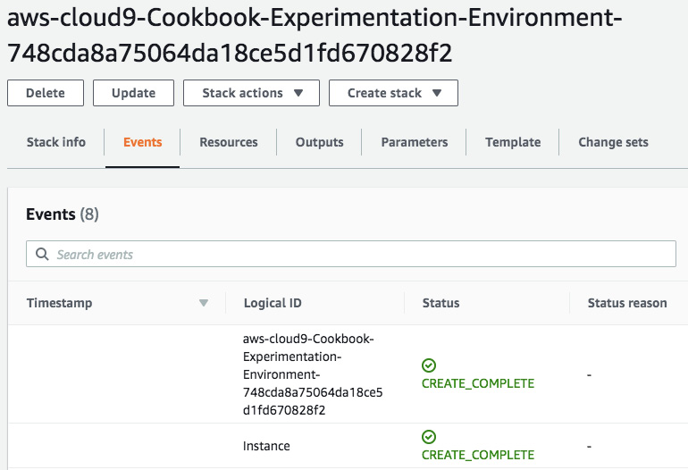 Figure 2.29 – CloudFormation stack
