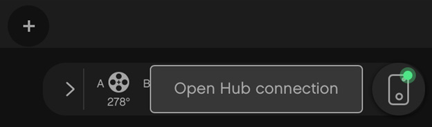 Figure 2.24 – Click the Intelligent Hub icon noted in this screenshot to access the data on your Intelligent Hub
