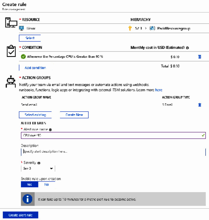 Figure 1.12 – Alert settings
