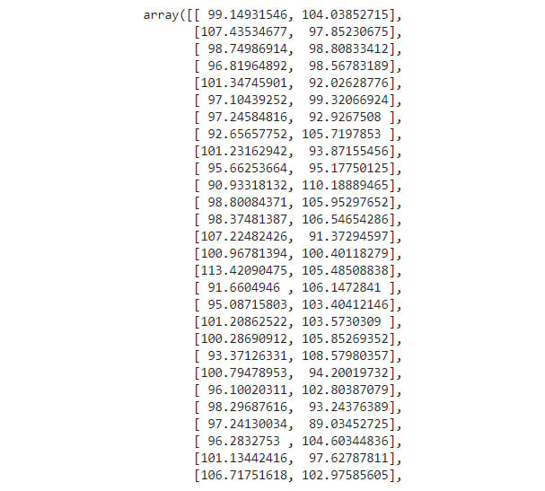 Figure 1.26: The dataset in a two-column format
