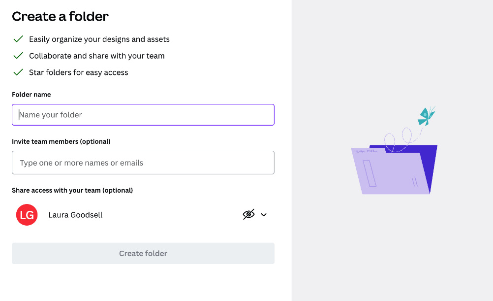 Figure 1.11 – Naming your folders