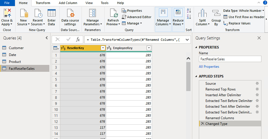 Figure 2.20 – Power Query interface