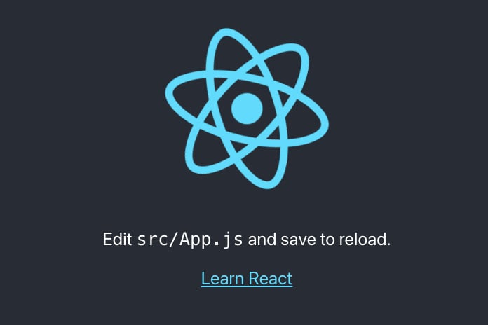 Figure 2.1 – The default Create React App boilerplate
