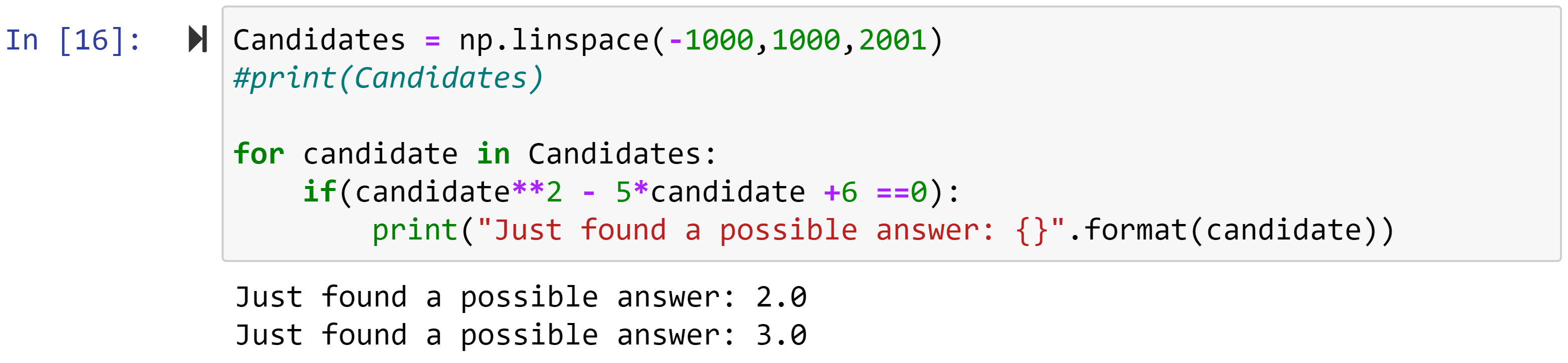 Figure 1.11 – Solution to the preceding example