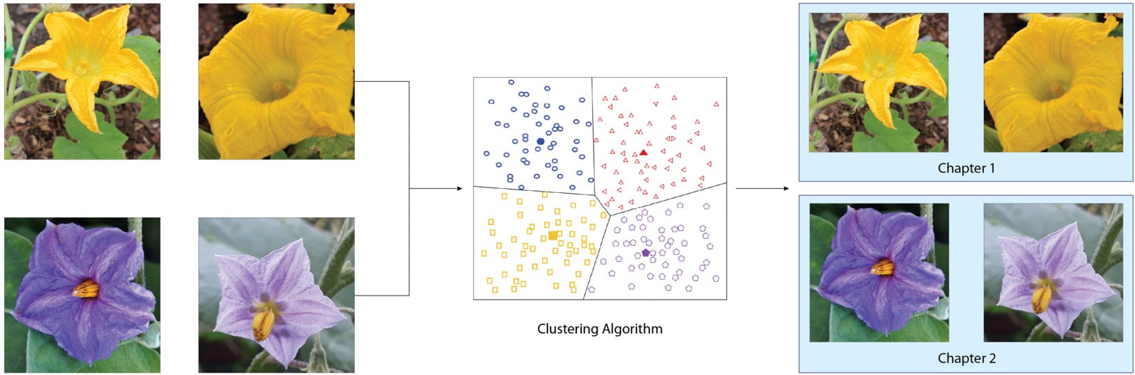 Figure 1.2 – Unsupervised ML
