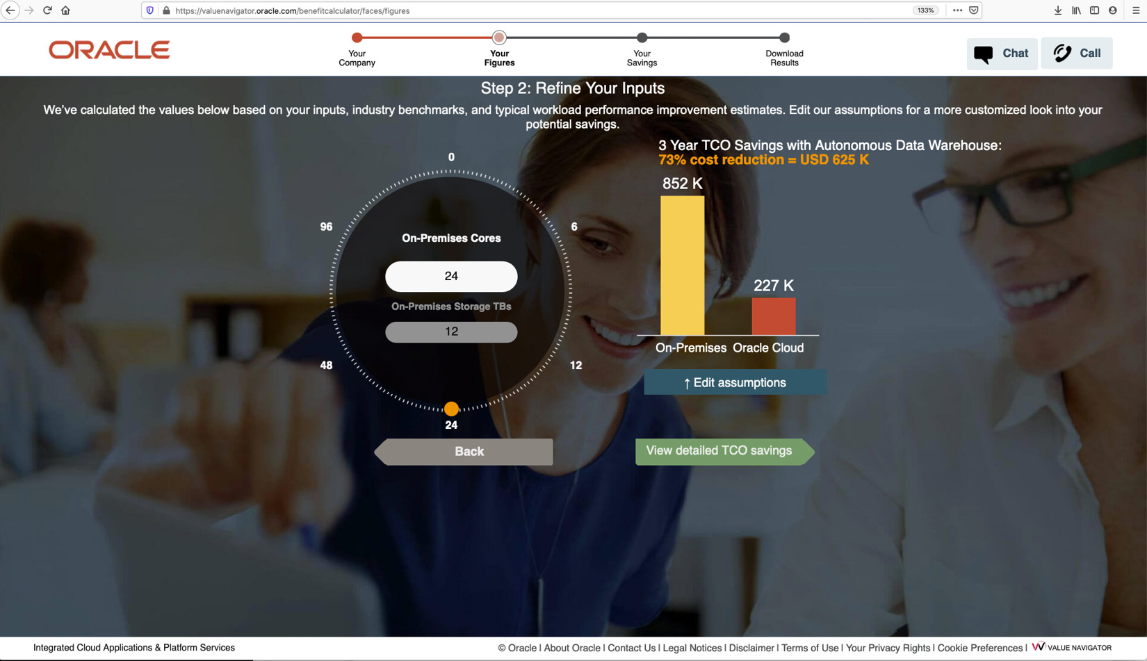 Figure 1.8 – TCO comparison for ADW versus traditional deployments
