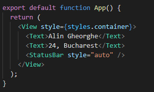 Figure 2.3 – Your recently modified code
