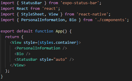 Figure 2.10 – Our final code for this chapter
