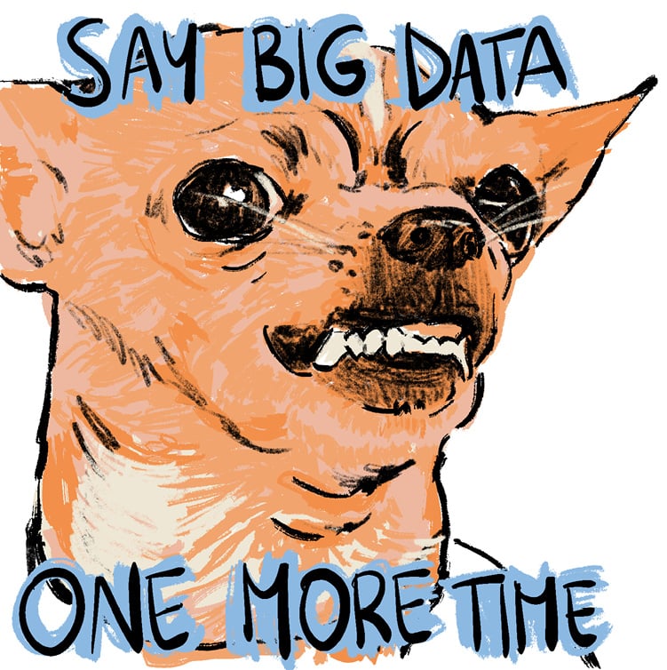 Figure 1.1 – Say "big data" one more time meme!
