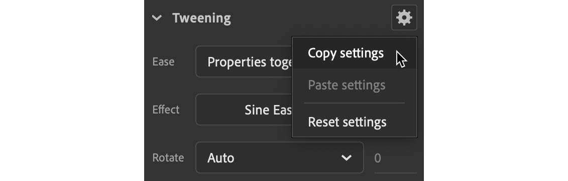 Figure 1.14 – Copy and Paste Tween Settings
