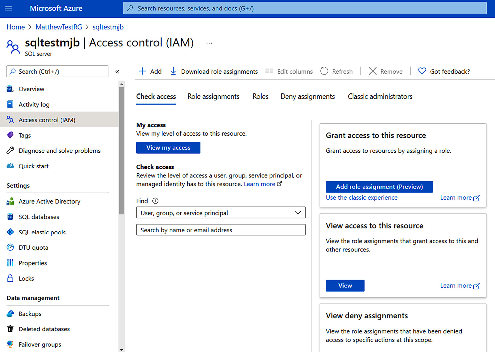 Figure 1.10 – sqltestmjb showing blades, slices, and tiles
