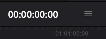 Figure 1.13: The ﻿Timeline timecode