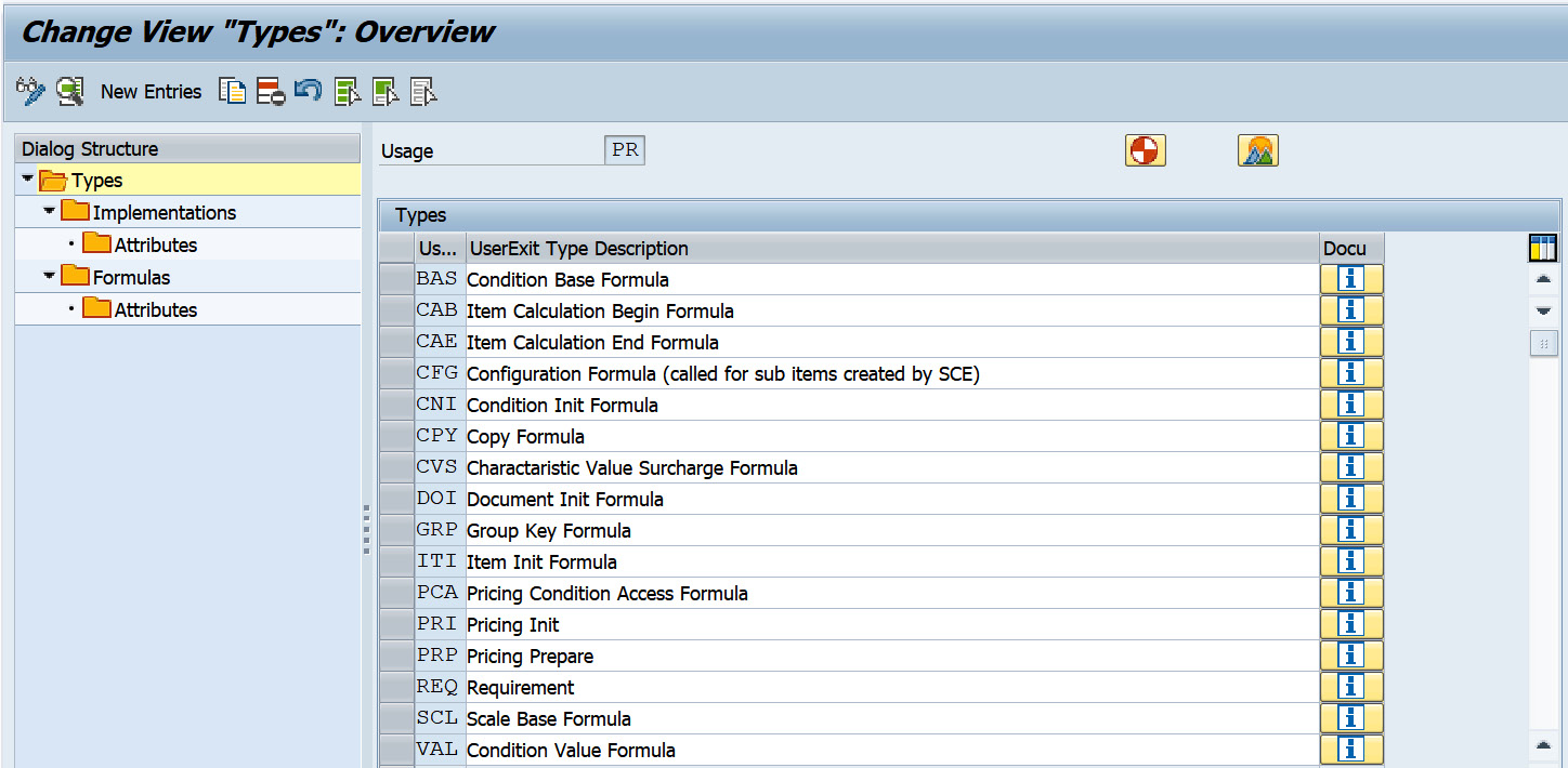 Figure 2.30 – User exit types
