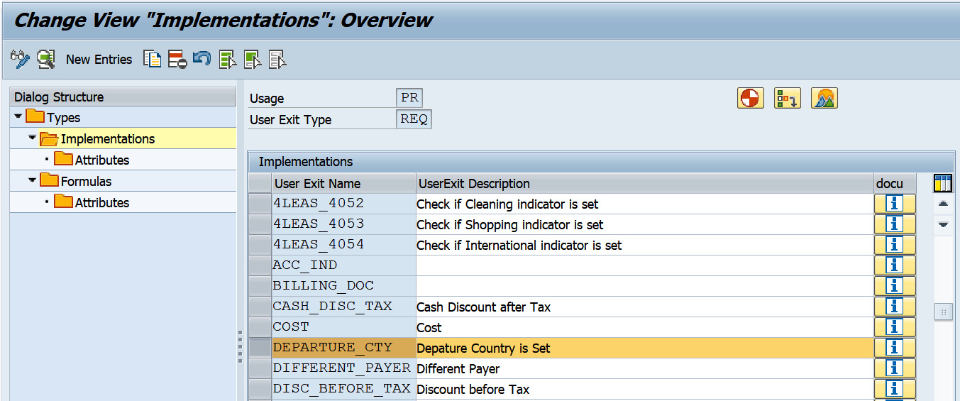 Figure 2.32 – REQ user exit type implementations
