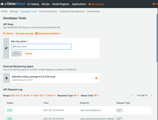 Figure 1.17 – Developer Tools screen
