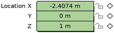 Figure 1.11: The Location property on frame 20