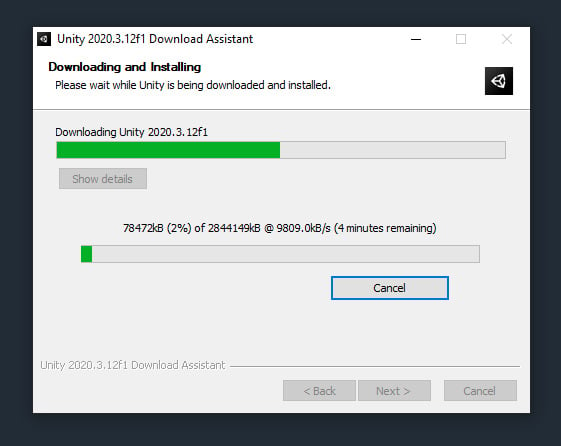 Figure 1.18 – Downloading and Installing
