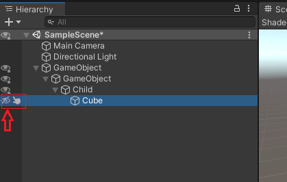 Figure 1.30 – Hiding and showing GameObjects
