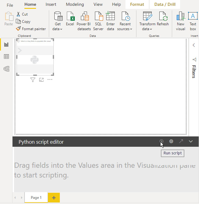 Figure 1.14 – The Python visual layout
