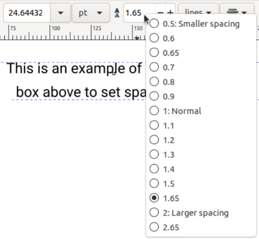 Figure 1.10 – Right-clicking a Spin Box pops up useful default options